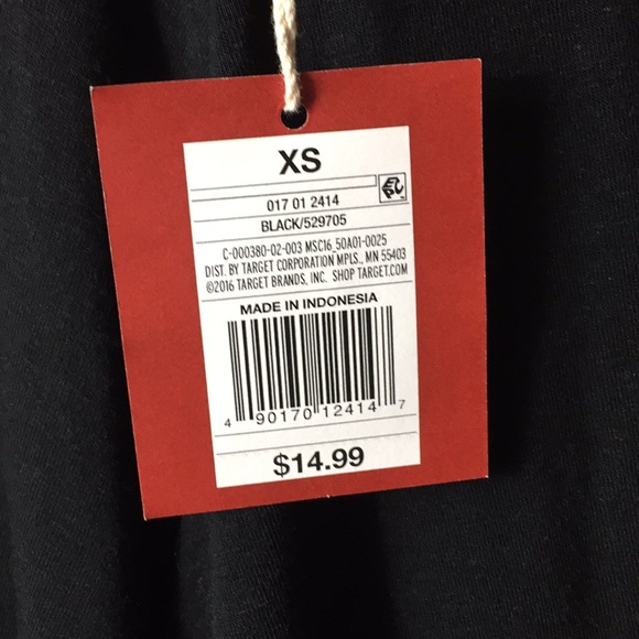 Mossimo Supply Co. Two Black T Shirts Sz XS - Picture 5 of 8